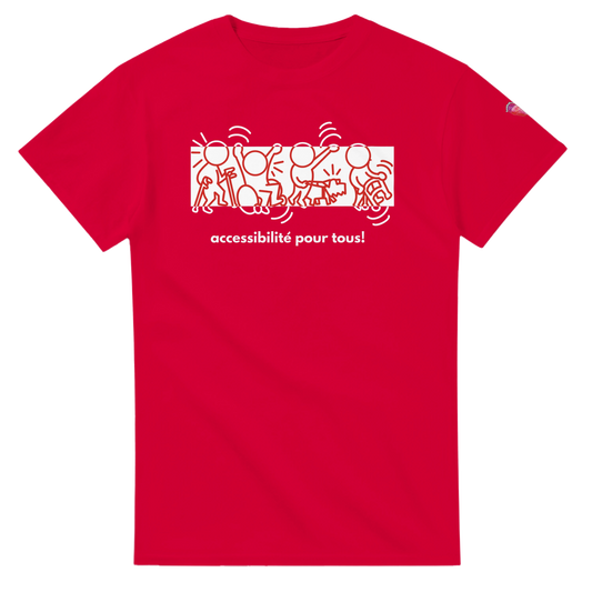 Adulte -  Accessibles pour Tous, Journée du T-shirt Rouge 2025